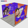 Espositore da fiera pieghevole SEG - Modello 6