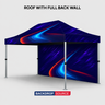 Tenda a baldacchino in tessuto resistente – (4,5 m L x 3 m A)