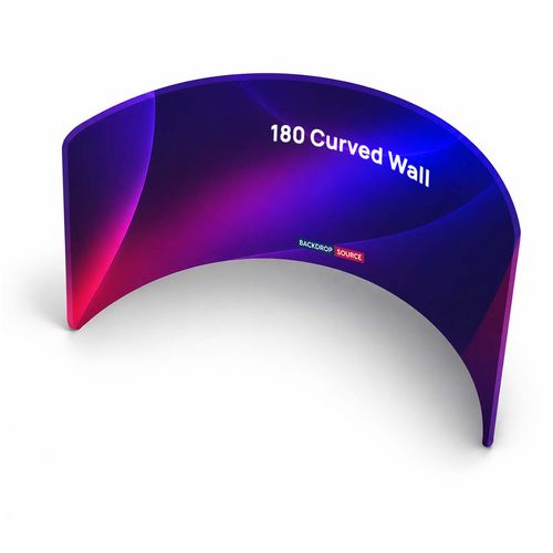 Parete di recinzione curva a 180°