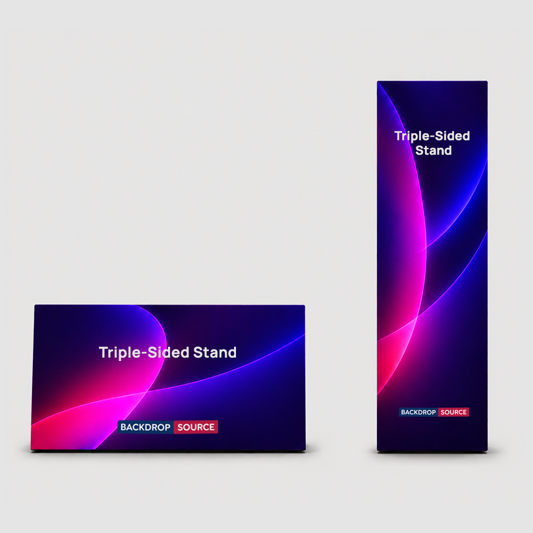 Triple-Sided Graphic Stand