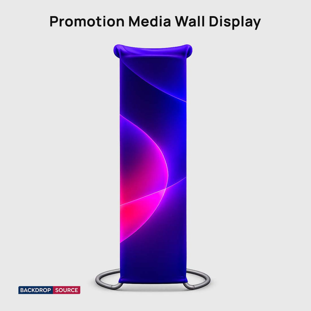 Esposizione di prodotti promozionali, parete multimediale