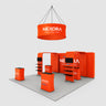 Kit Espositivo Modulare 6m x 6m - Modello 09