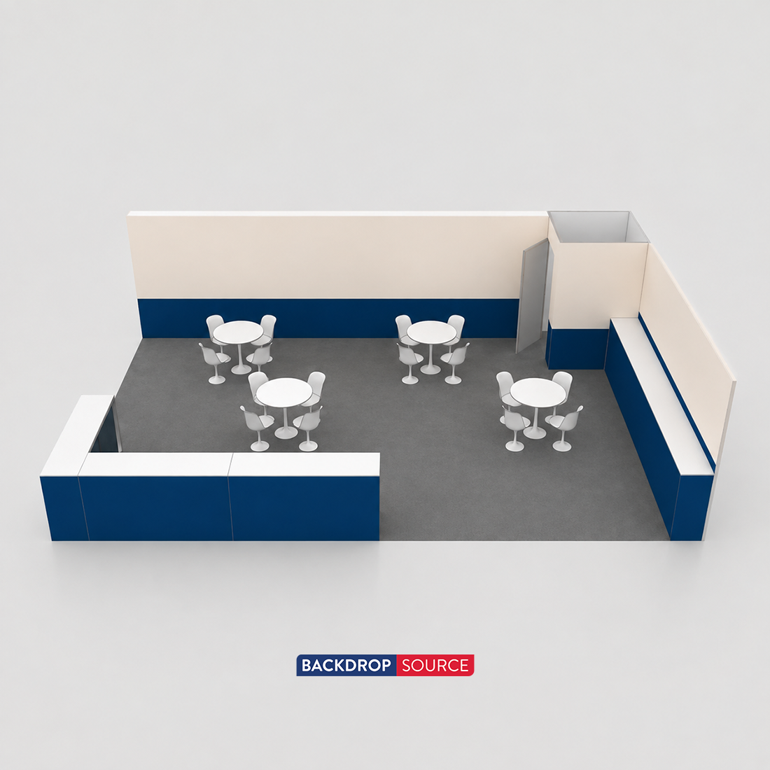 Kit Modulare per Stand 9m x 6m - Modello 7