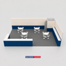Kit Modulare per Stand 9m x 6m - Modello 7