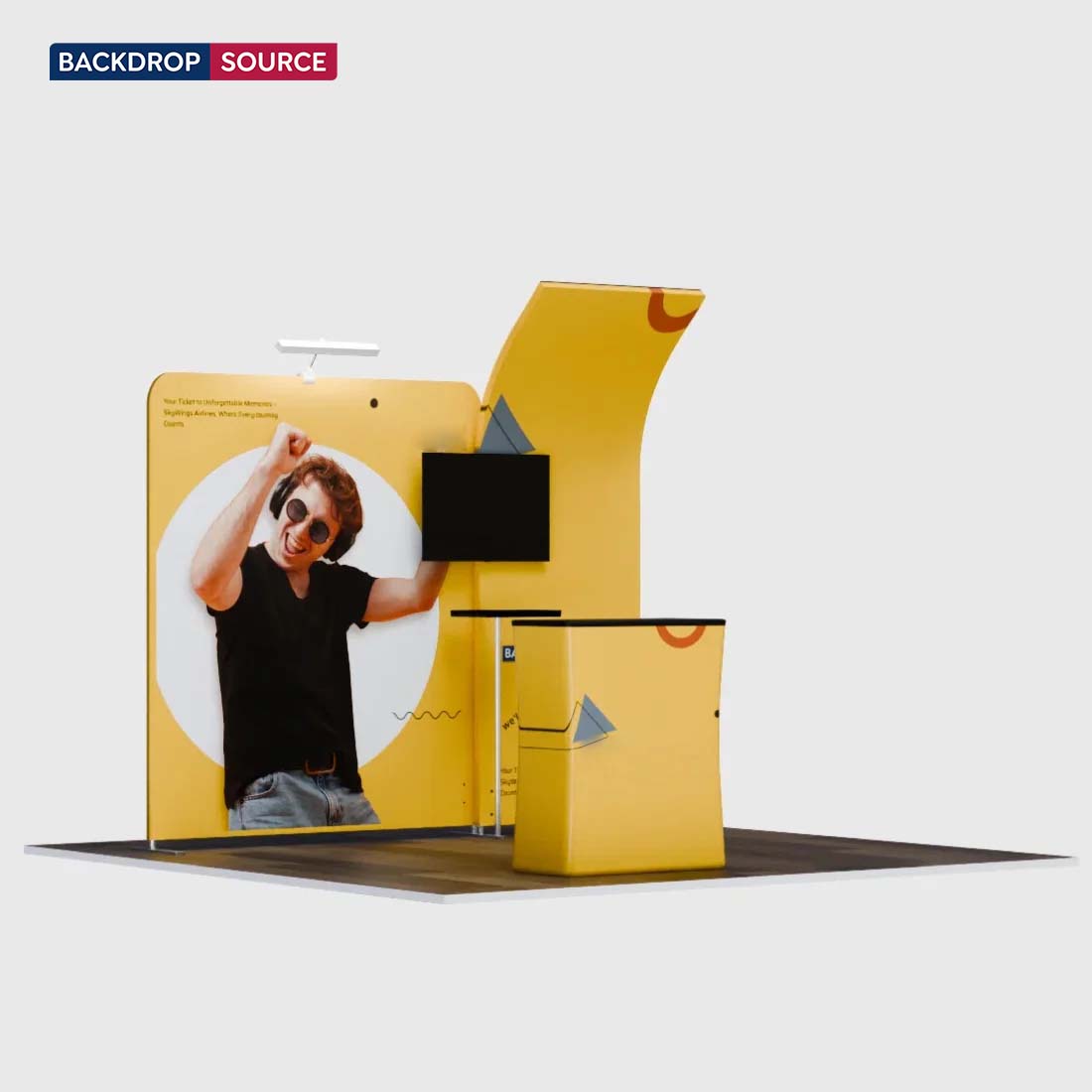 Espositore Portatile 3m x 3m - Modello 6