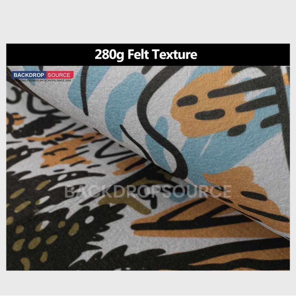 Impresión de tejido de poliéster de fieltro - 280G