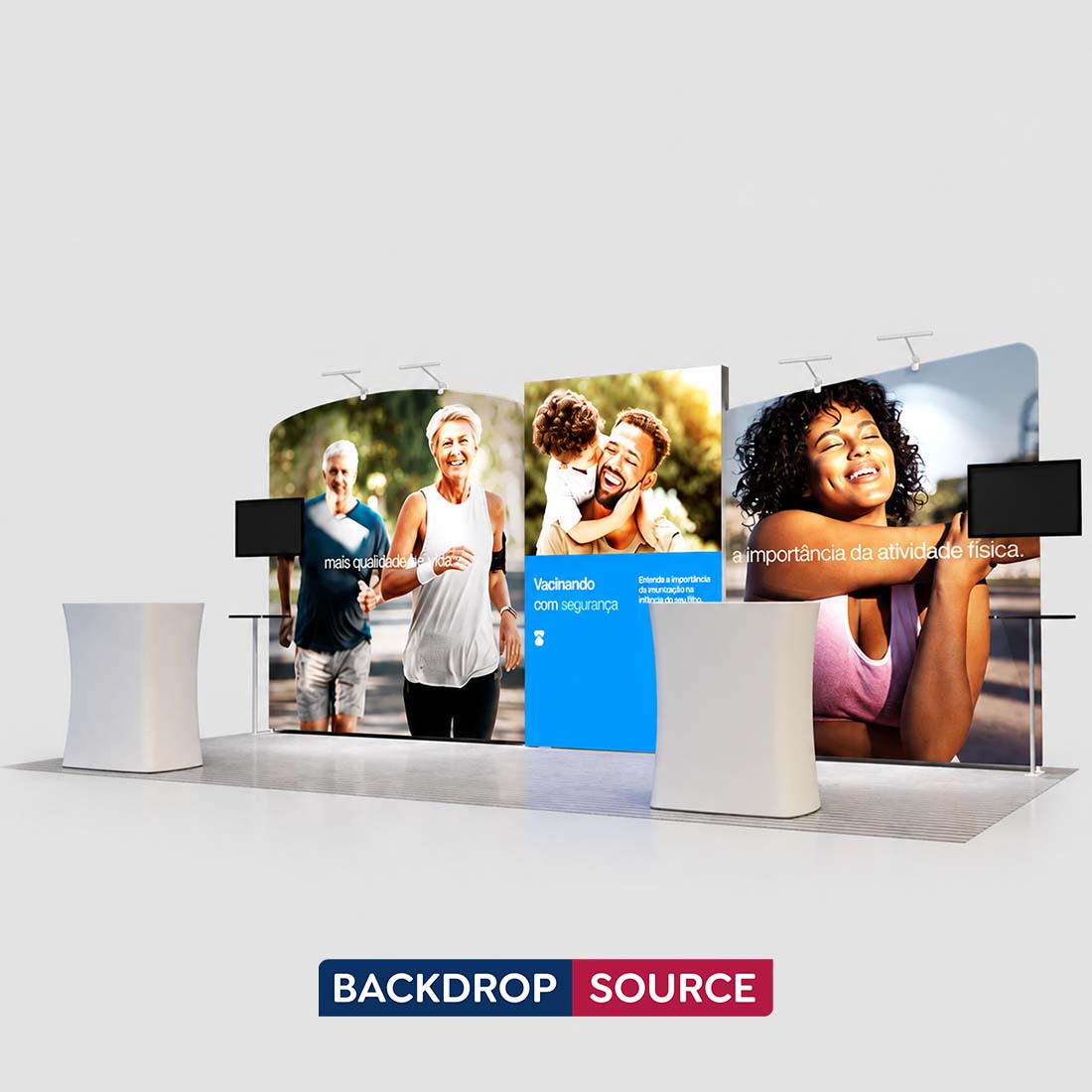 3m x 6m Modular Exhibition Display Kit – Model 3