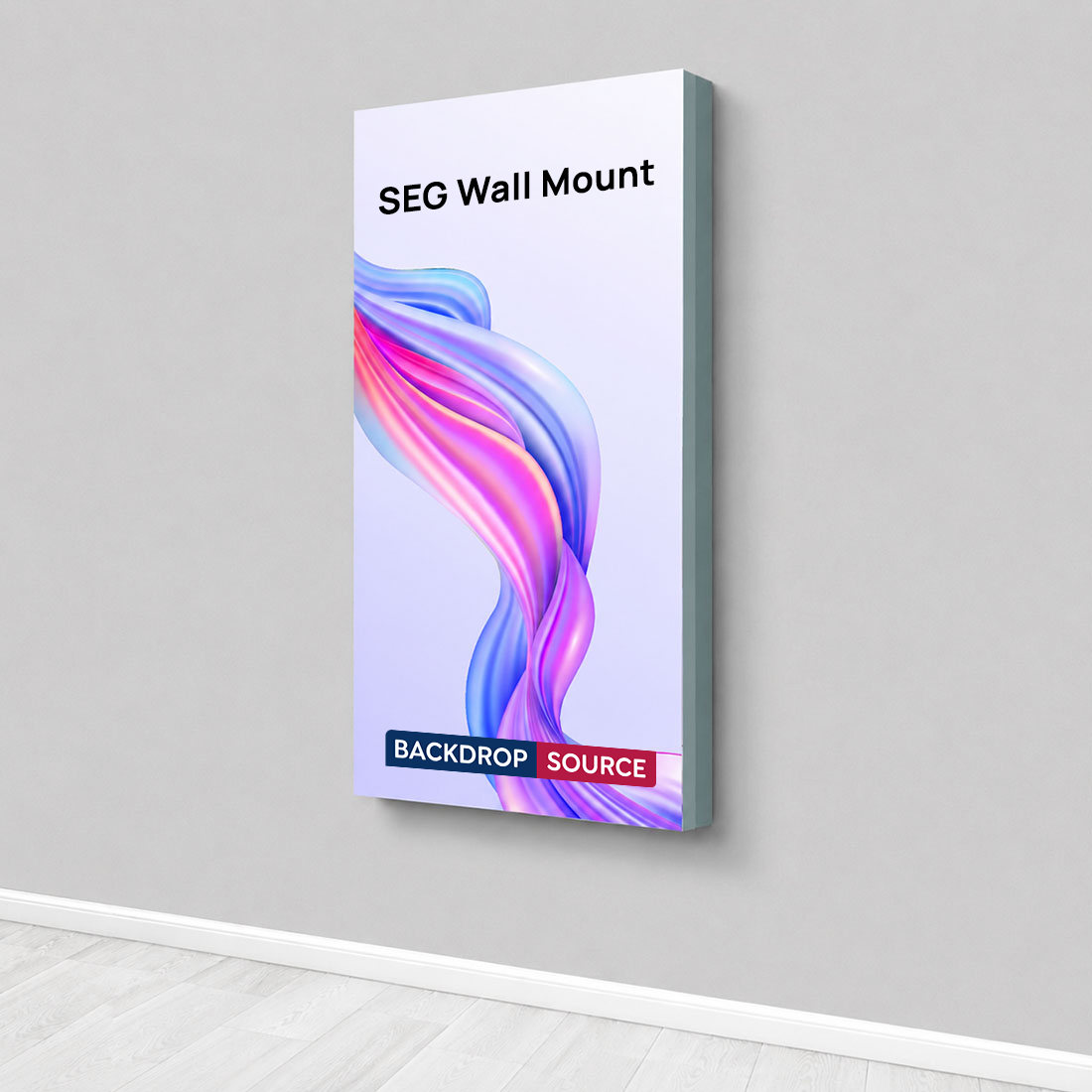 Wall-Mounted SEG Fabric display - 2.4