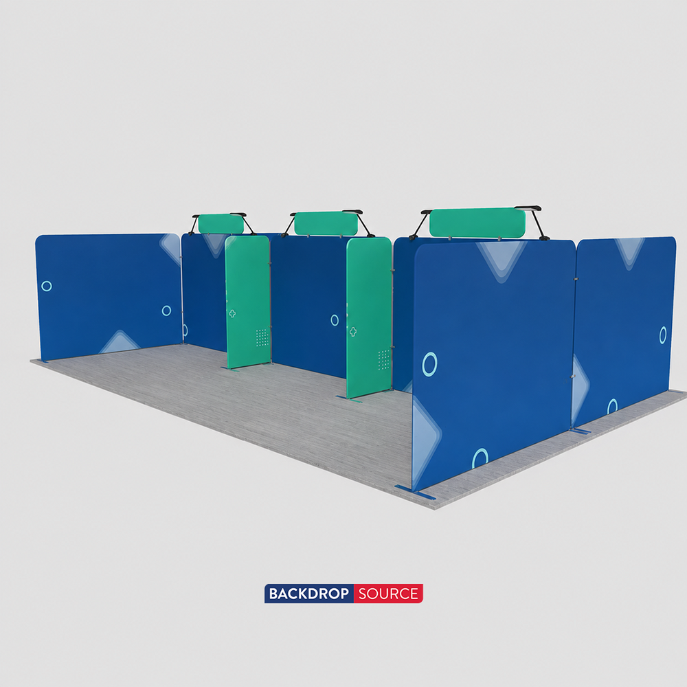 Kit Stand Modulari 9m x 6m - Modello 3