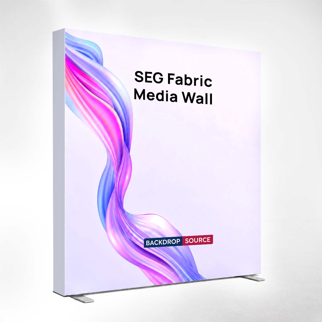 SEG Fabric Media Wall - 8.2ft W x 8.2ft H