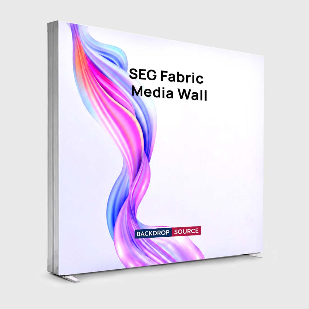 SEG Fabric Media Wall - 9.8ft Wide