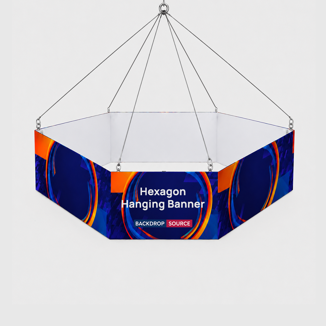 Banner sospeso Sky Tube Hexagon