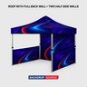 Tenda a baldacchino in tessuto resistente – (3m L x 3m H)