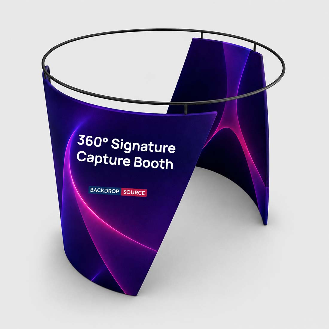 Stand espositivo stampato personalizzato a 360°