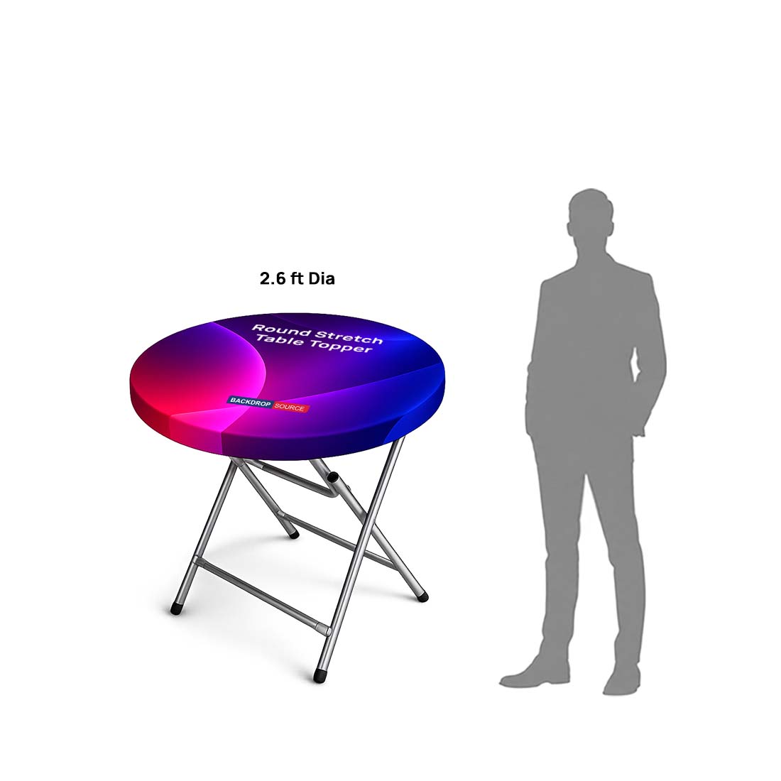 Copritavolo elastico rotondo