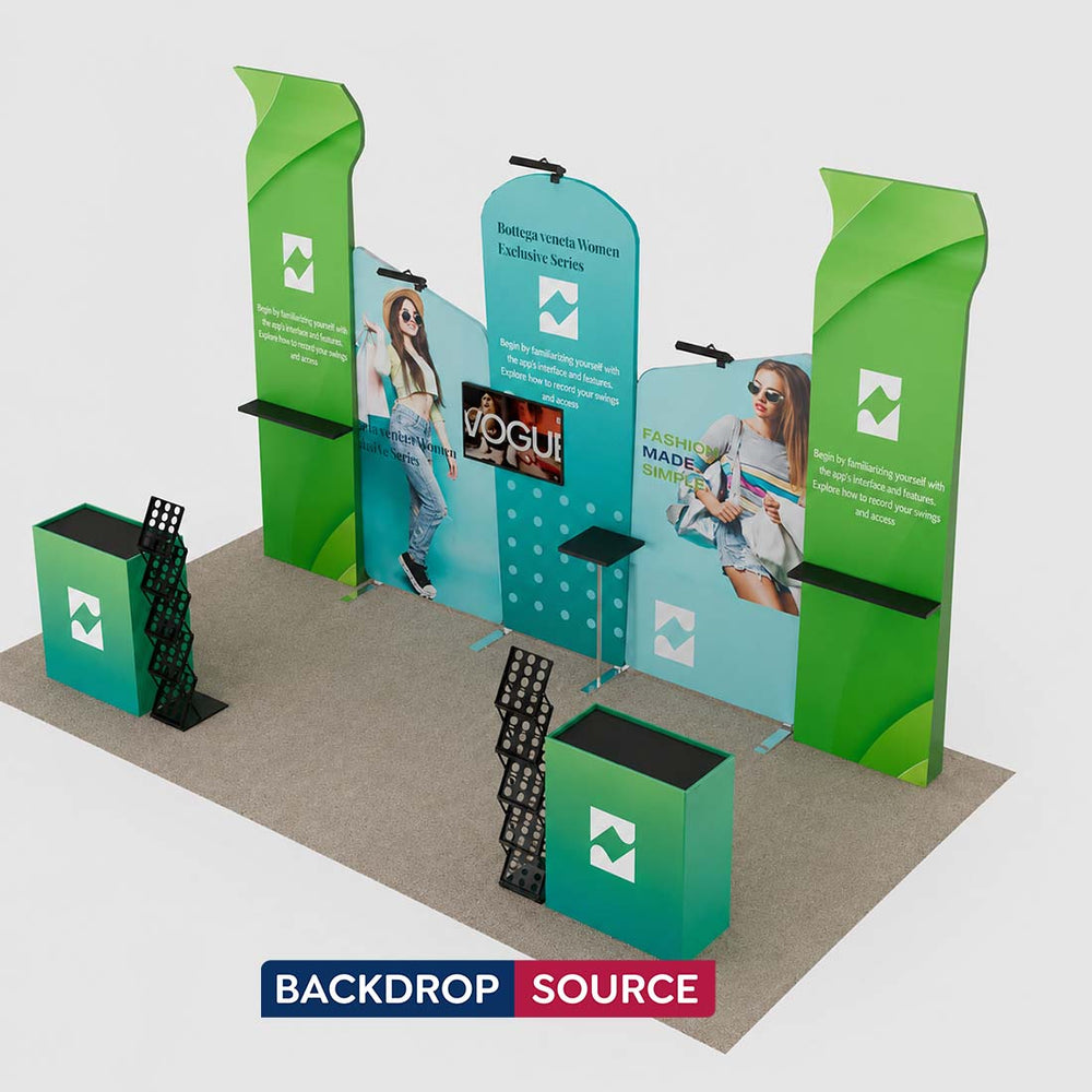 Portable Exhibit Display 3m x 6m - Model 4