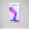 Wall-Mounted SEG Fabric display - 0.8" Depth