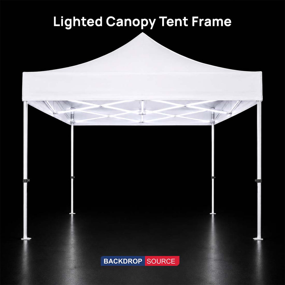 Telaio tenda a baldacchino illuminato