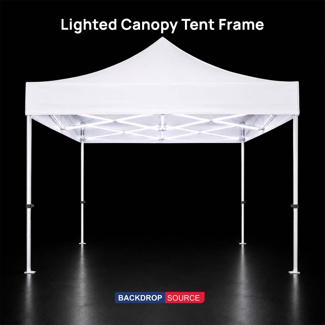 Telaio tenda a baldacchino illuminato