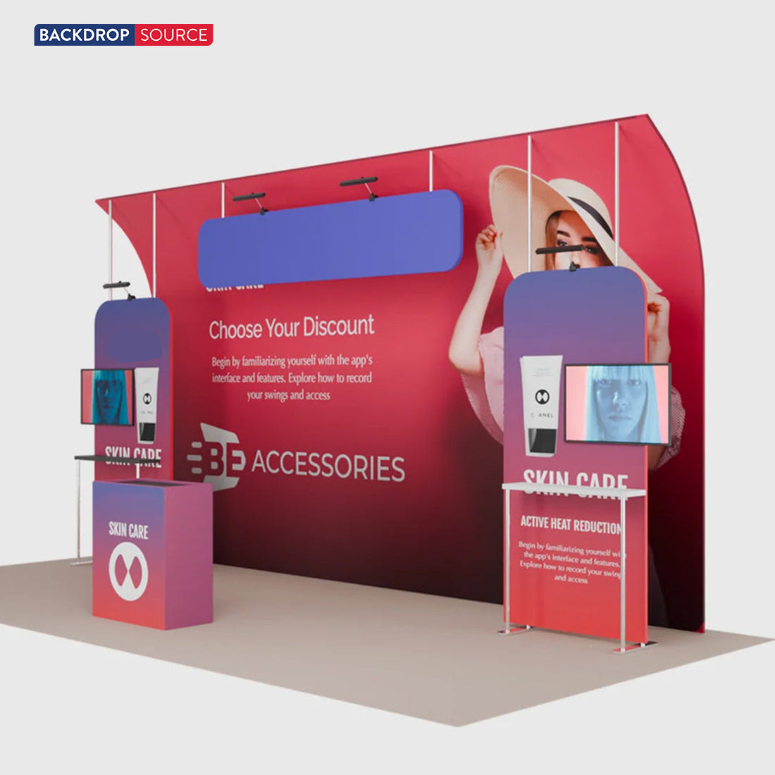 Portable Exhibit Display 6m x 3m - Model 15