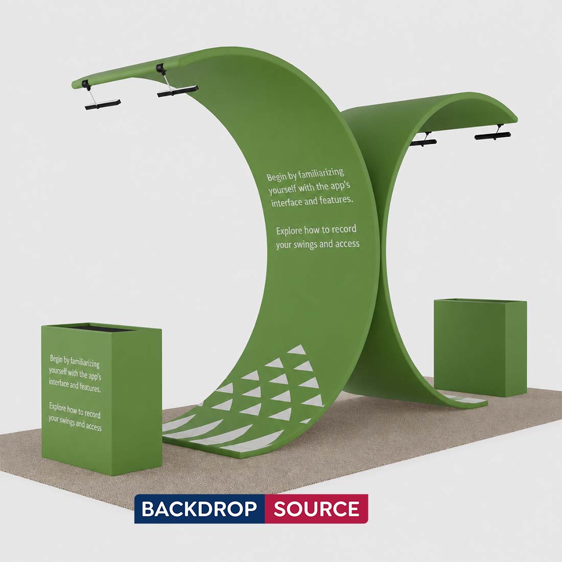 Portable Exhibit Display 3m x 6m - Model 3