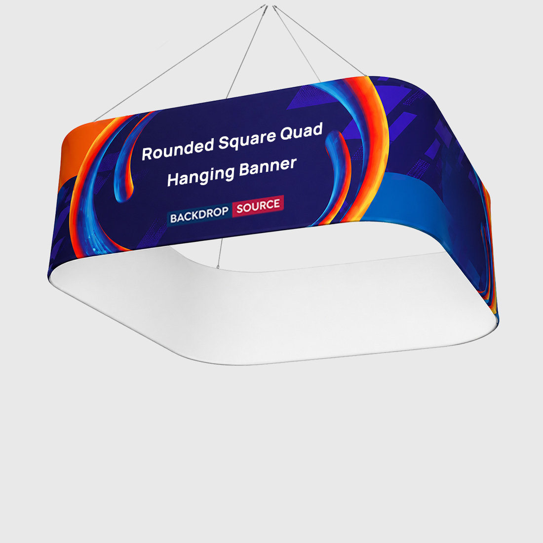 Banner sospeso Sky Tube Ellipse - a faccia in giù