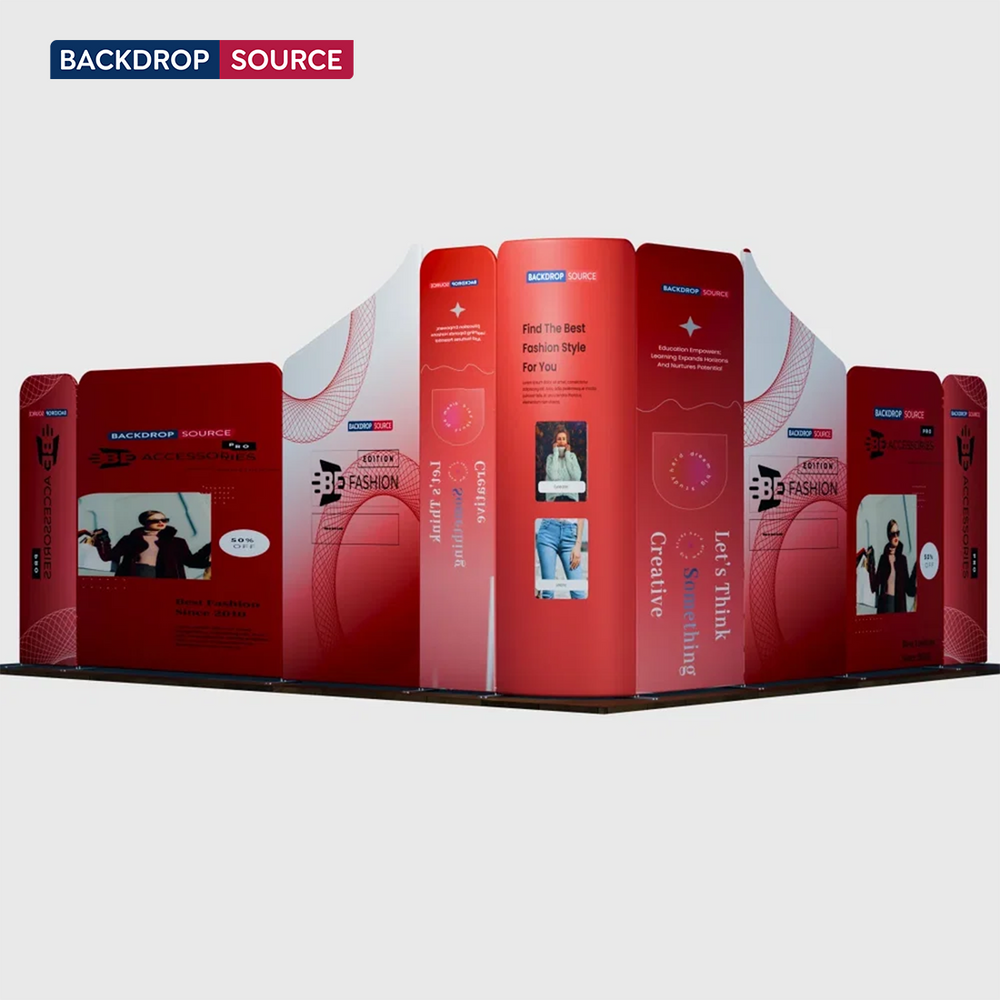 Display magnetico per stand in tessuto - Modello 5 (4 x 4m)