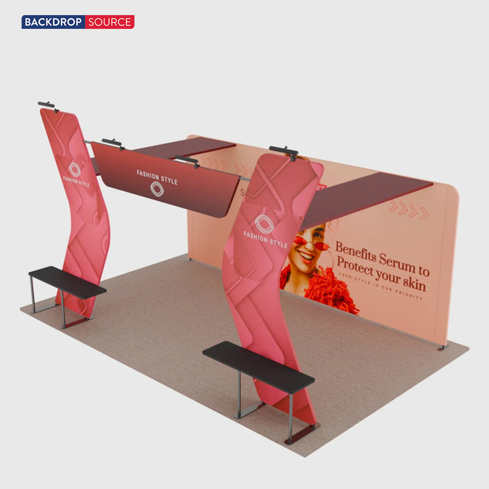 Display fieristico portatile 6m x 3m - Modello 17