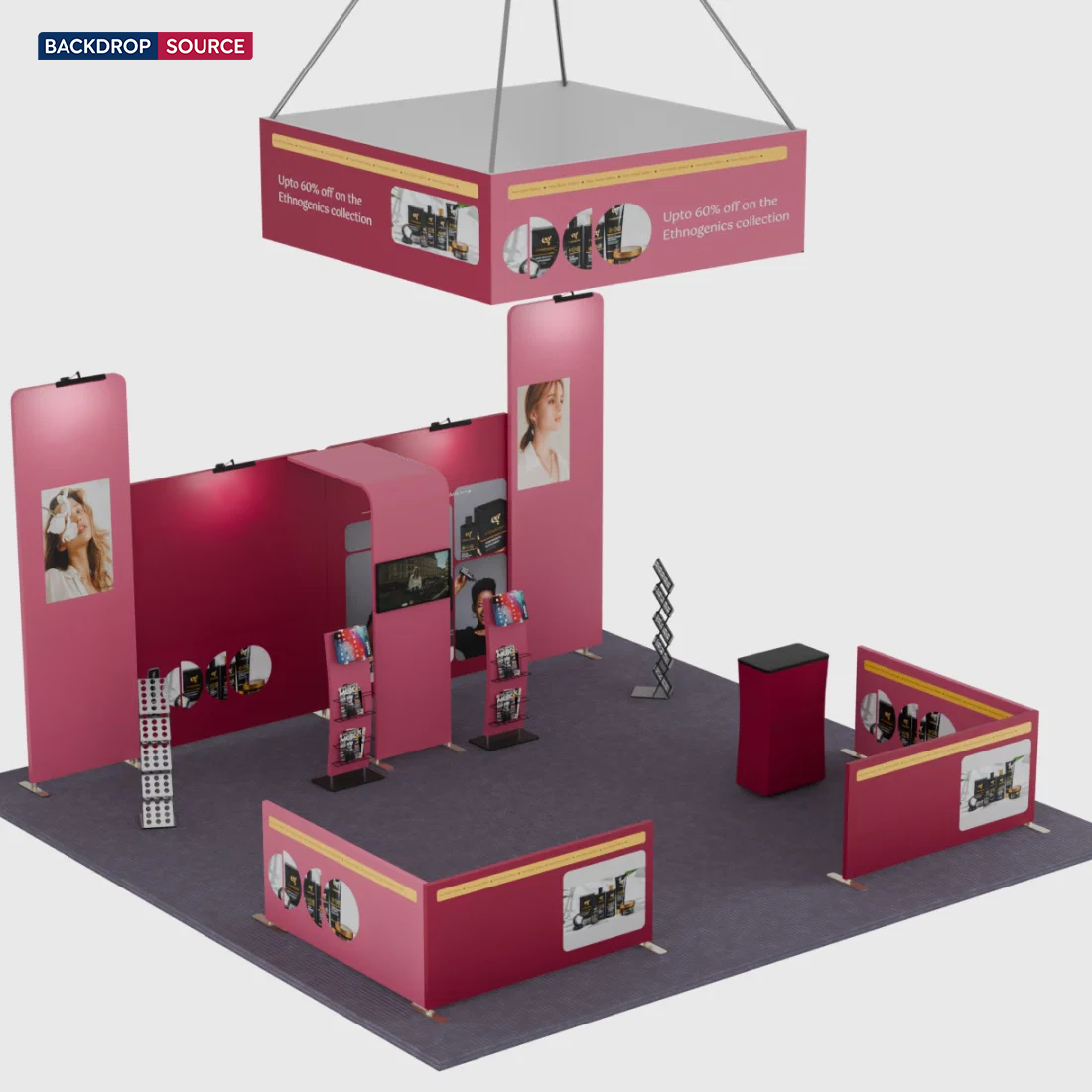 Stand modulari 6m x 6m - Modello 07
