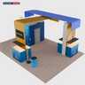 Kit stand modulare 6m x 6m - Modello 12