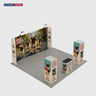 Kit stand modulari 6m x 6m - Modello 18