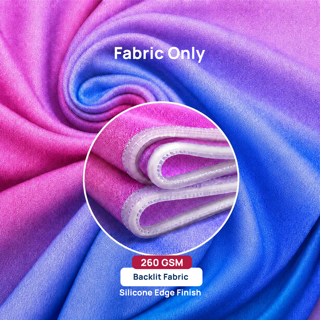 SEG Fabric Media Wall - 2.8ft W x 6.5ft H