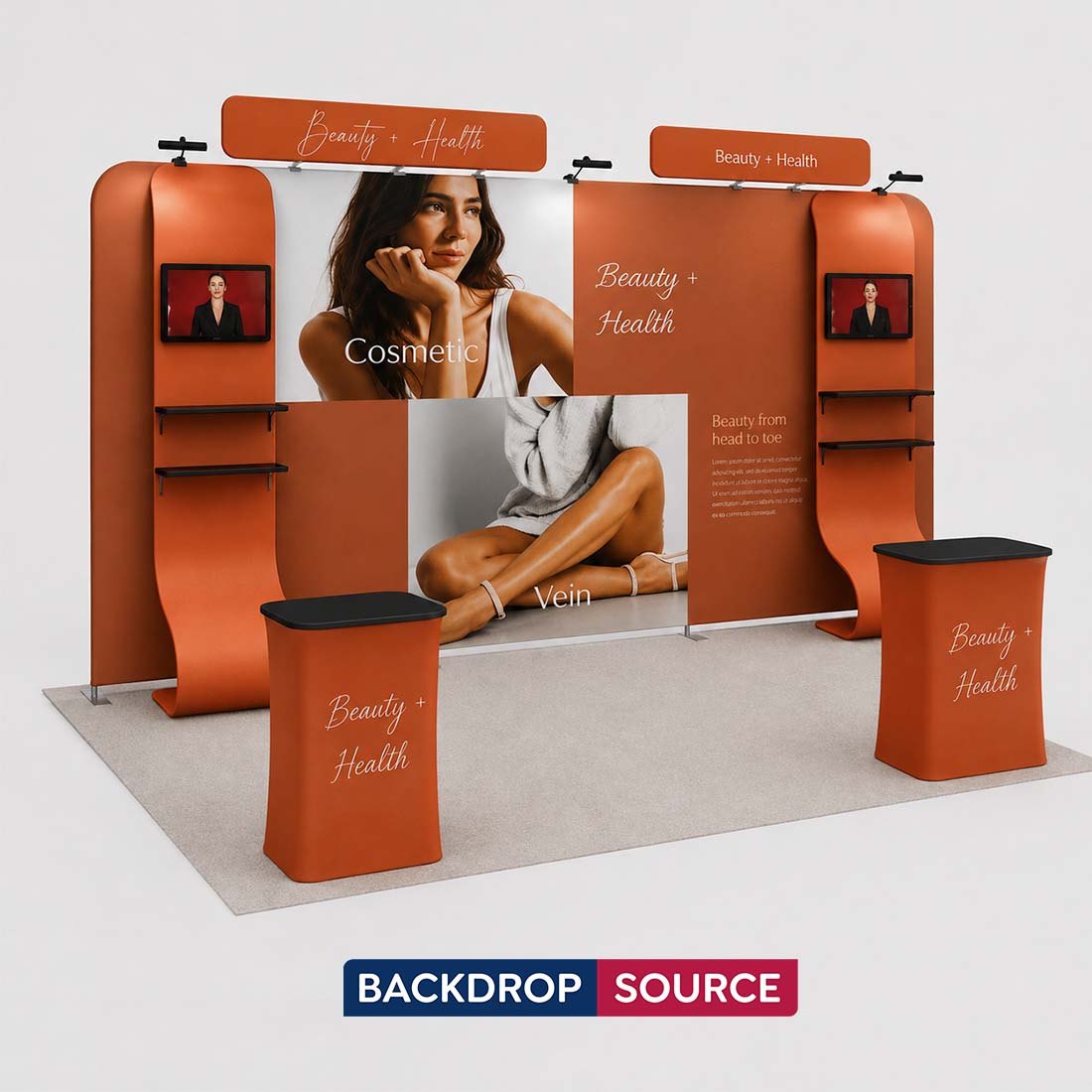 Stand Fieristico Portatile 3m x 6m - Modello 12