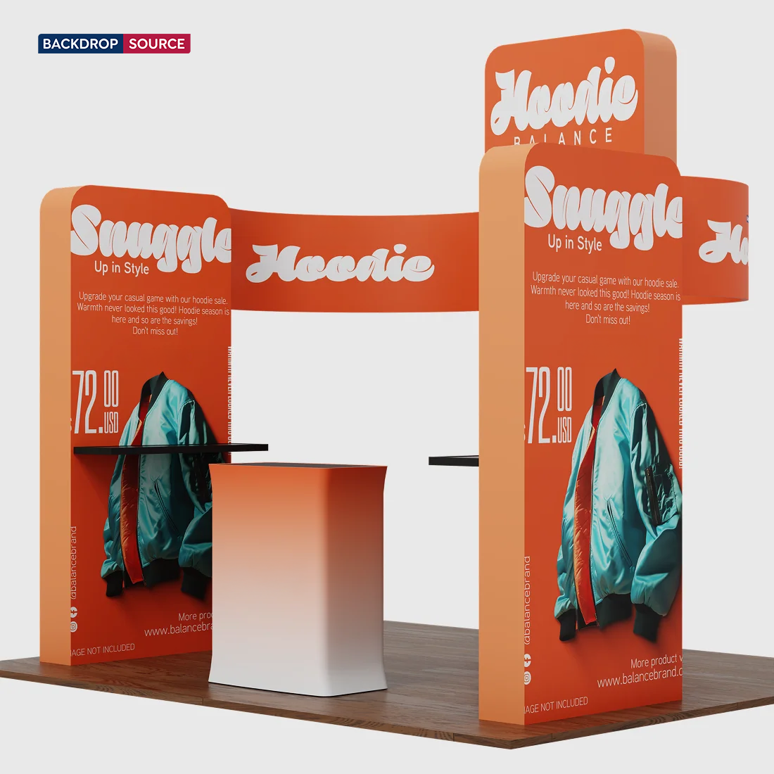 Kit Stand Modulari 6m x 6m - Modello 15