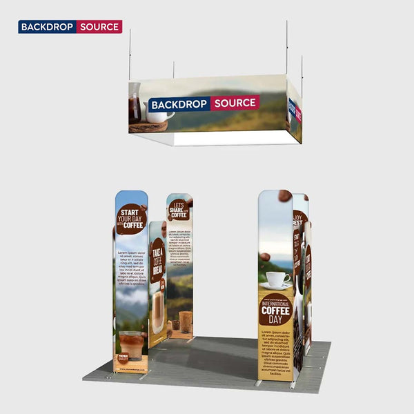 Espositore portatile 3m x 3m - Modello 36
