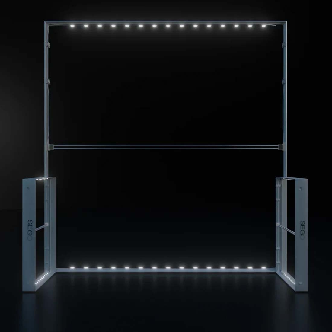 SEGO Backlit Booth 10ft x 10ft - Model 3