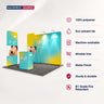 Display espositivo portatile 3m x 3m - Modello 24