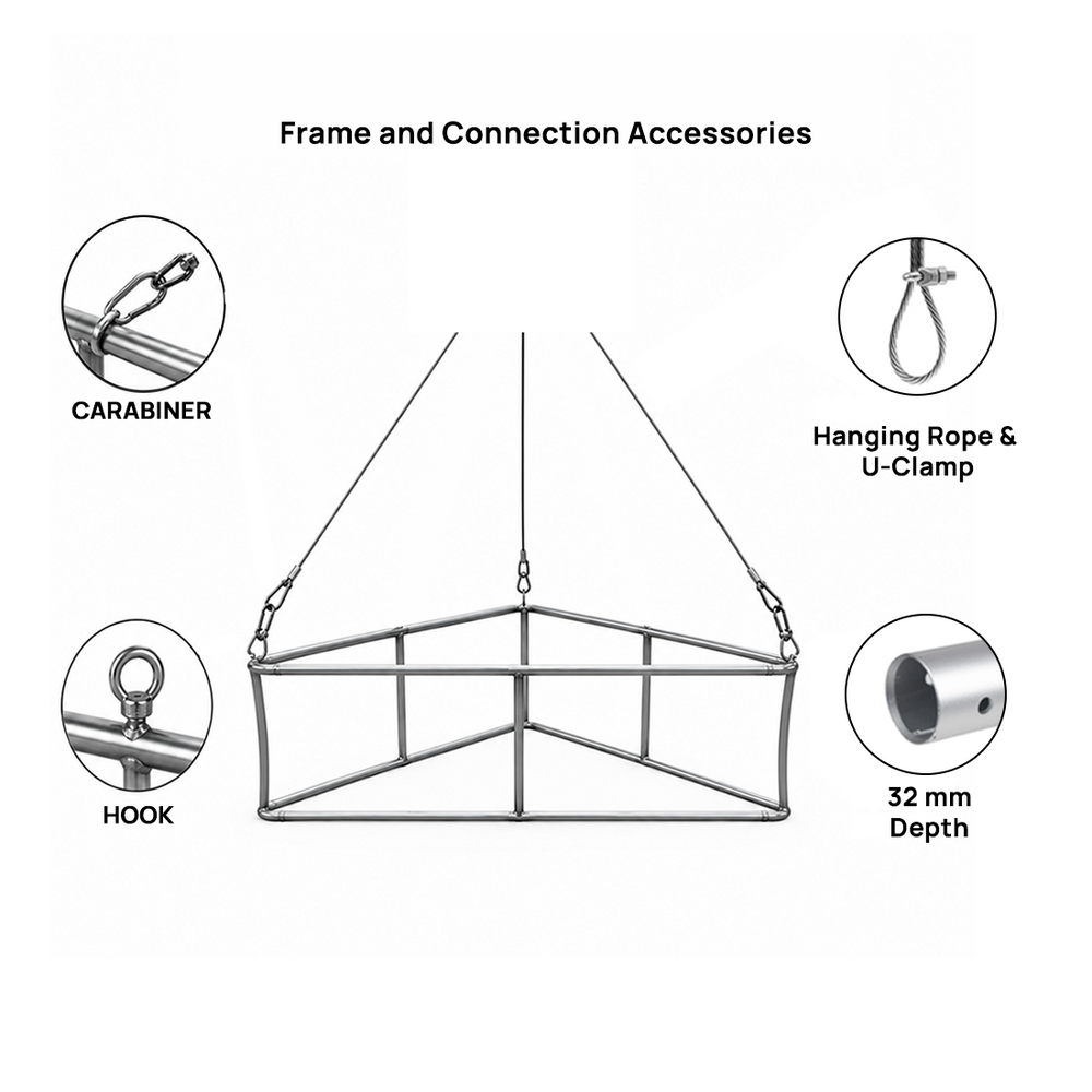 SkyTube Triangle Hanging Banner