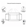 Sky Tube Hexagon Hanging Banner