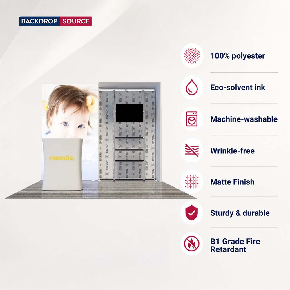 Stand espositivo Premier 3m x 3m - Modello 1