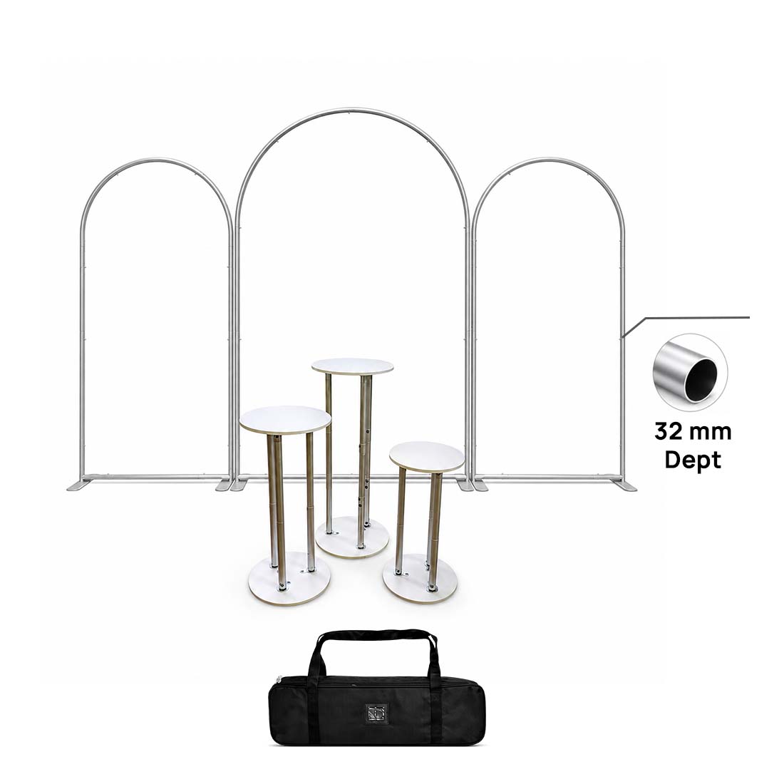 Set per feste ad arco con piedistallo - Modello 1