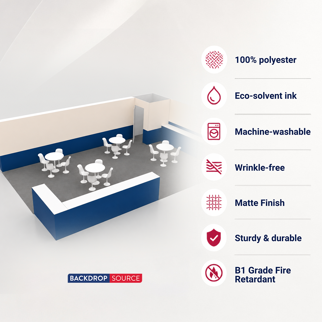 Kit Modulare per Stand 9m x 6m - Modello 7