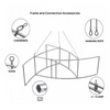 Banner appeso a forma di triangolo con girandola Sky Tube
