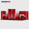 Display magnetico per stand in tessuto - Modello 5 (4 x 4m)
