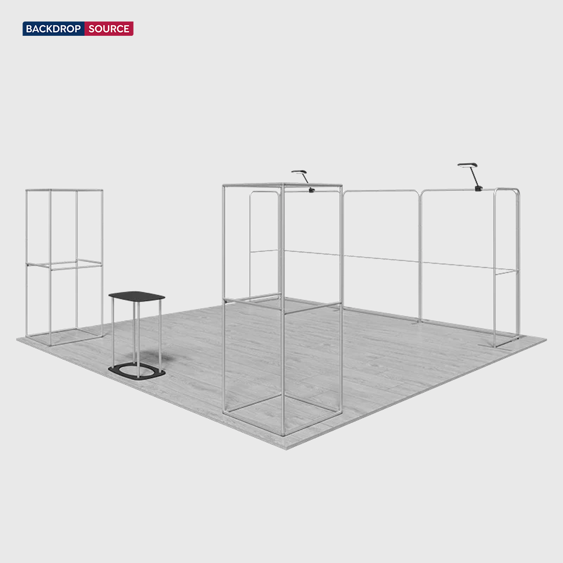 Kit stand modulari 6m x 6m - Modello 18