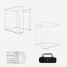 Cubo Tenda - Cabina Fotografica con Porta Completa