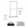 Espositore espositivo portatile - H-7,5 piedi