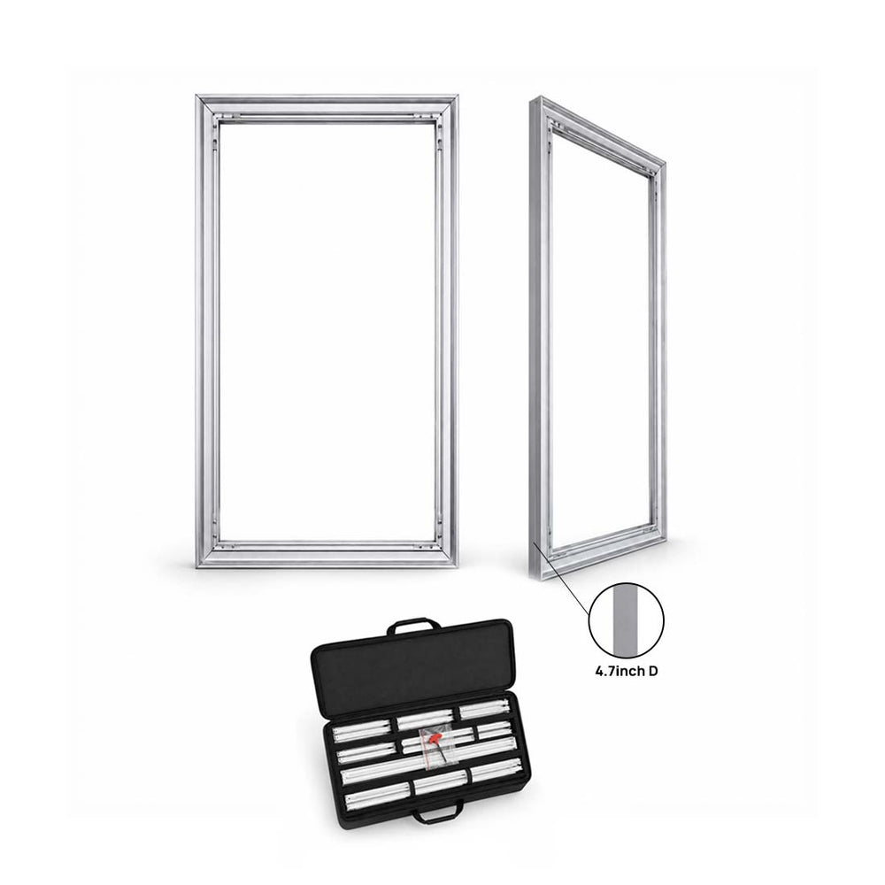 Espositore SEG in tessuto a muro - Profondità 120 mm