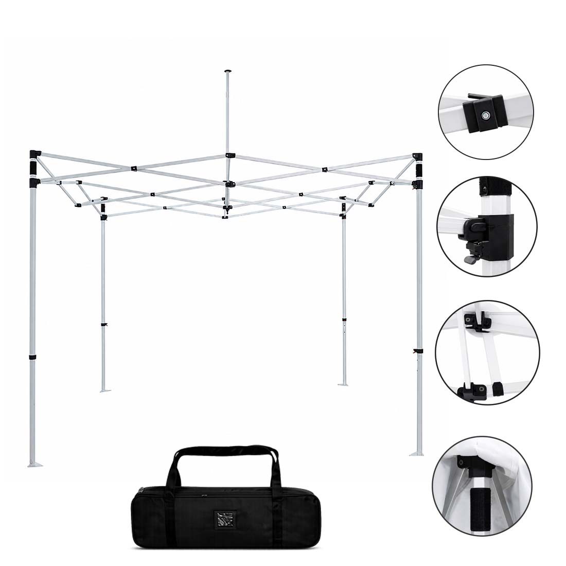 10ft x 10ft Fabric Food Booth Canopy Tent
