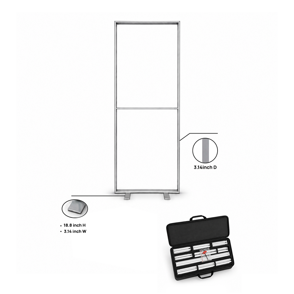 SEG Fabric Media Wall - 2.8ft W x 6.5ft H